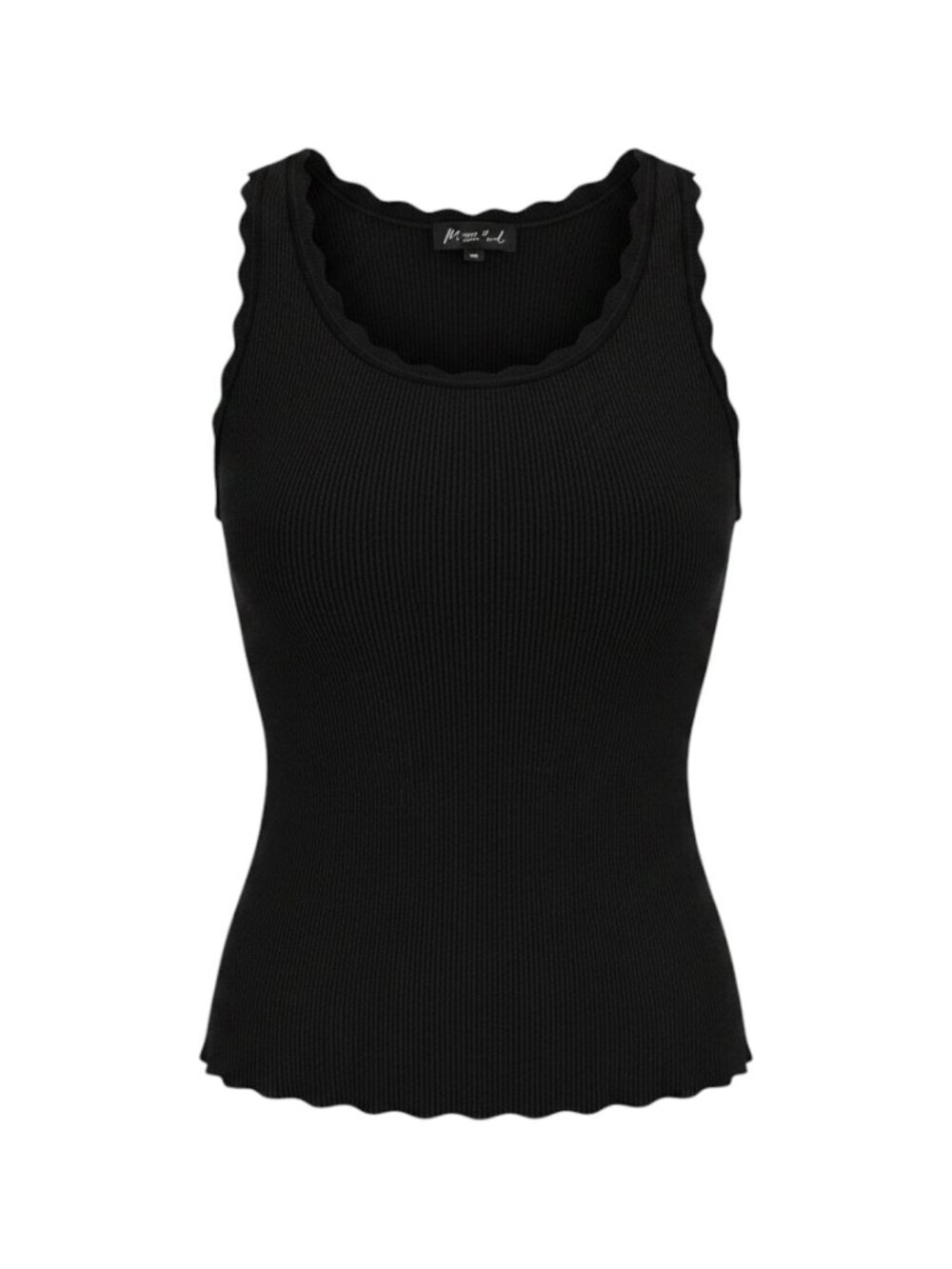 Marled Women's Scallop Tank Top XL